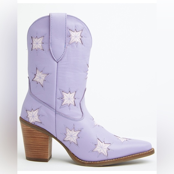 dingo Shoes - NEW DINGO WOMEN'S STARBURST WESTERN BOOTIES BOOTS - ROUND TOE SIZE 6.5 Z535
